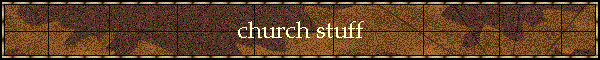 church stuff